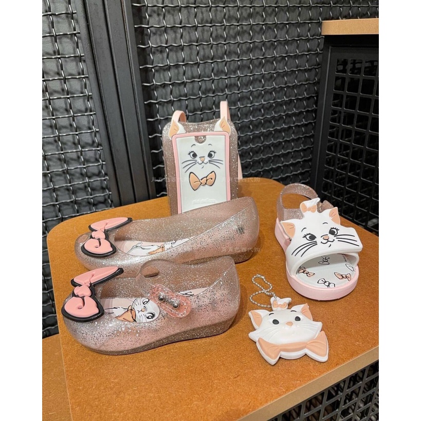 Giày Sandal Nhựa Đế Mềm Đính Nơ Melissa2023 Thời Trang Mùa Hè Cho Bé Gái