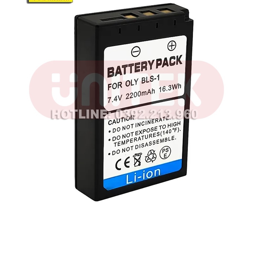 Pin BLS1: Dành Cho Máy Ảnh Olympus 2200mAh 7.4V 16.3Wh