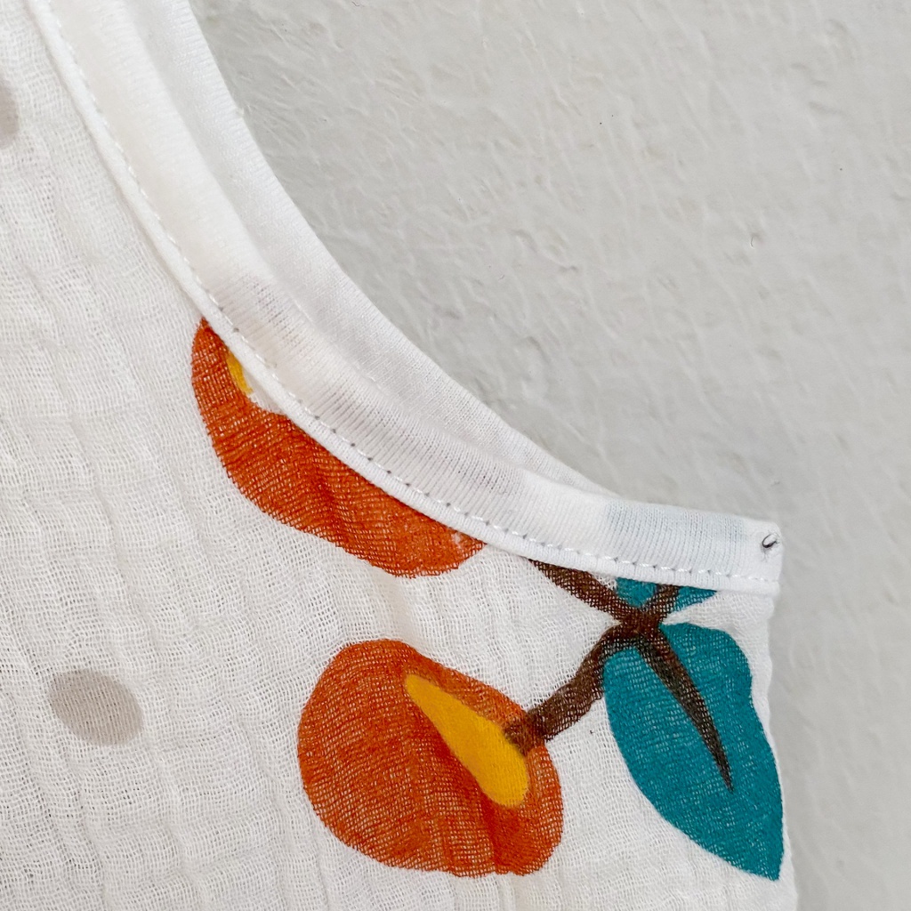 Túi Ngủ Vải Cotton Mỏng Không Tay Chống Đá Dành Cho Bé Vào Mùa Hè