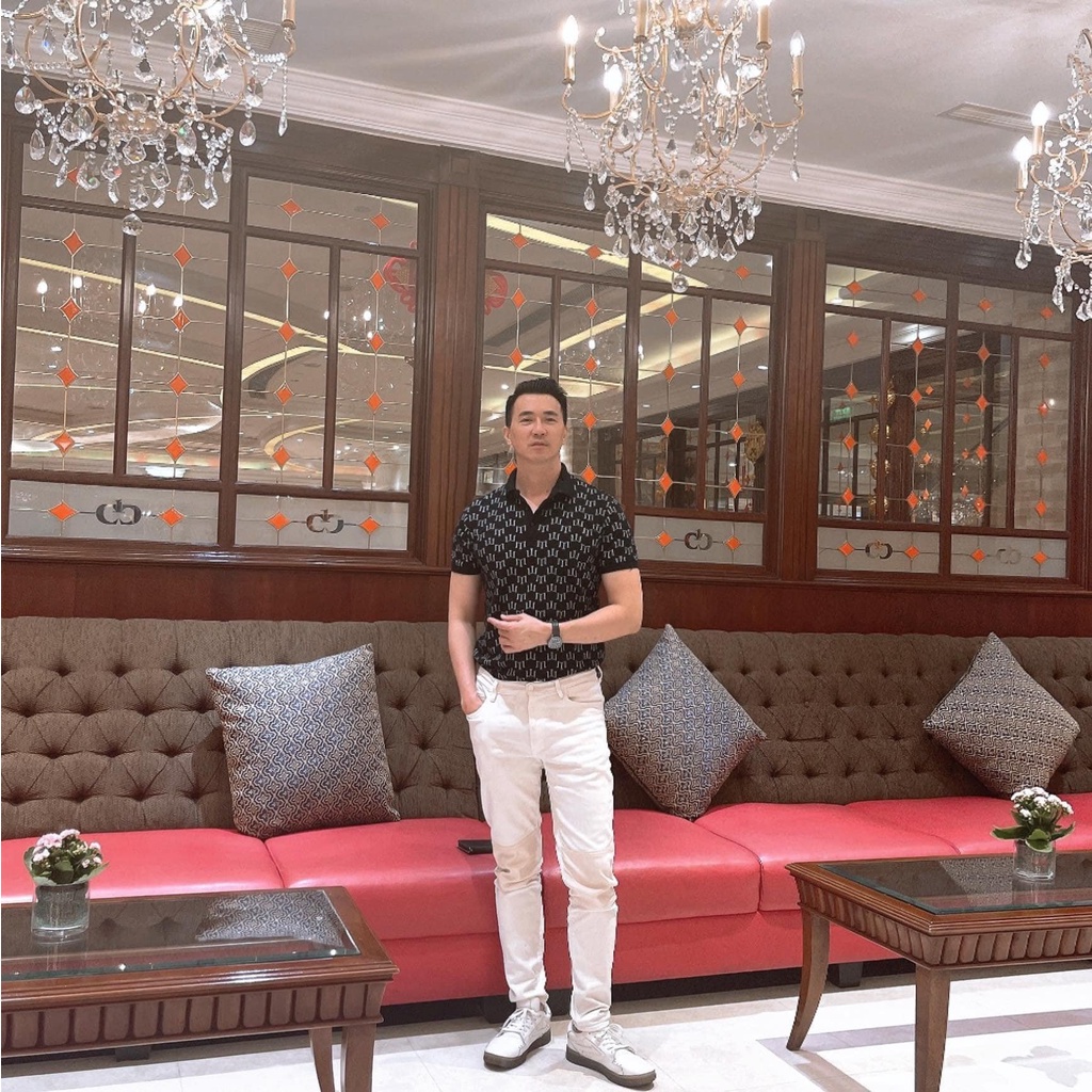 Áo POLO Cổ Bẻ In Họa Tiết Nét Toàn Thân Siêu Cá Tính Cho Hè 2023