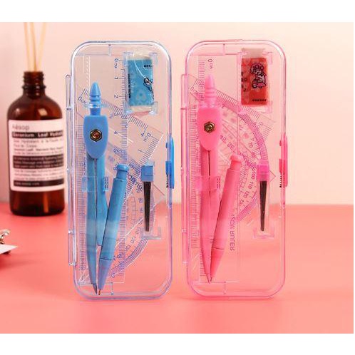 Sét compa nhiều màu hình dễ thương tiện ích chuyên dụng cho học sinh sinh viên - Hally shop