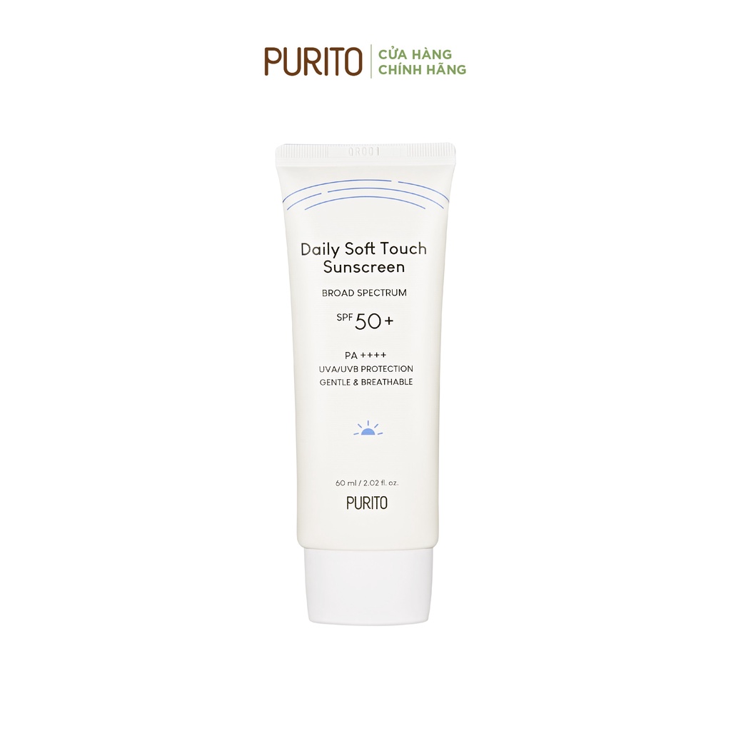 Kem chống nắng hóa học mỏng nhẹ PURITO Daily Soft Touch Sunscreen 60ml