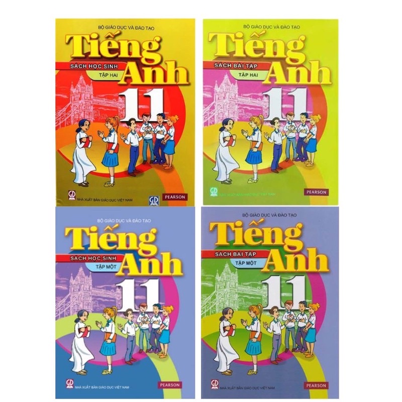 Tiếng Anh 11 SHS SBT trọn bộ 4q kèm bút chì