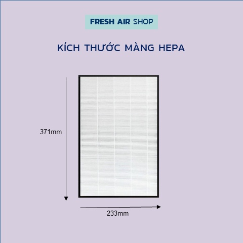 Combo HEPA+THAN màng lọc không khí Sharp KC-W45, Y45, A40, Z40, Z45, B40, B50, C70, 500Y2, 450Y3, BX50, KI-BX50, KI-DX50 | BigBuy360 - bigbuy360.vn