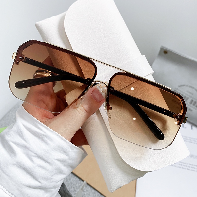 Kính Mát Gọng Kim Loại Thời Trang Cho Nam / Nữ