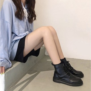 ORDER - Giày Boot, Bốt da lì Classic Ulzzang (Có ảnh thật)