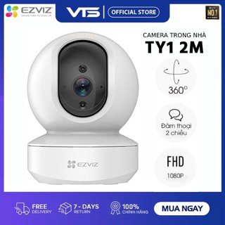Camera WIFI Trong nhà EZVIZ TY1 2MP 1080P, Smart IR, Xoay 360 Độ, Đàm Thoại 2 Chiều, Theo Dõi Chuyển Động - VTS SMART