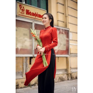 Quần áo dài lụa cao cấp - QADI001