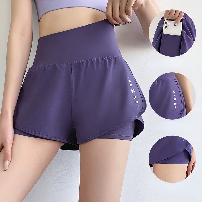 Quần Short Thể Thao Chống Chói Thời Trang Cho Nữ