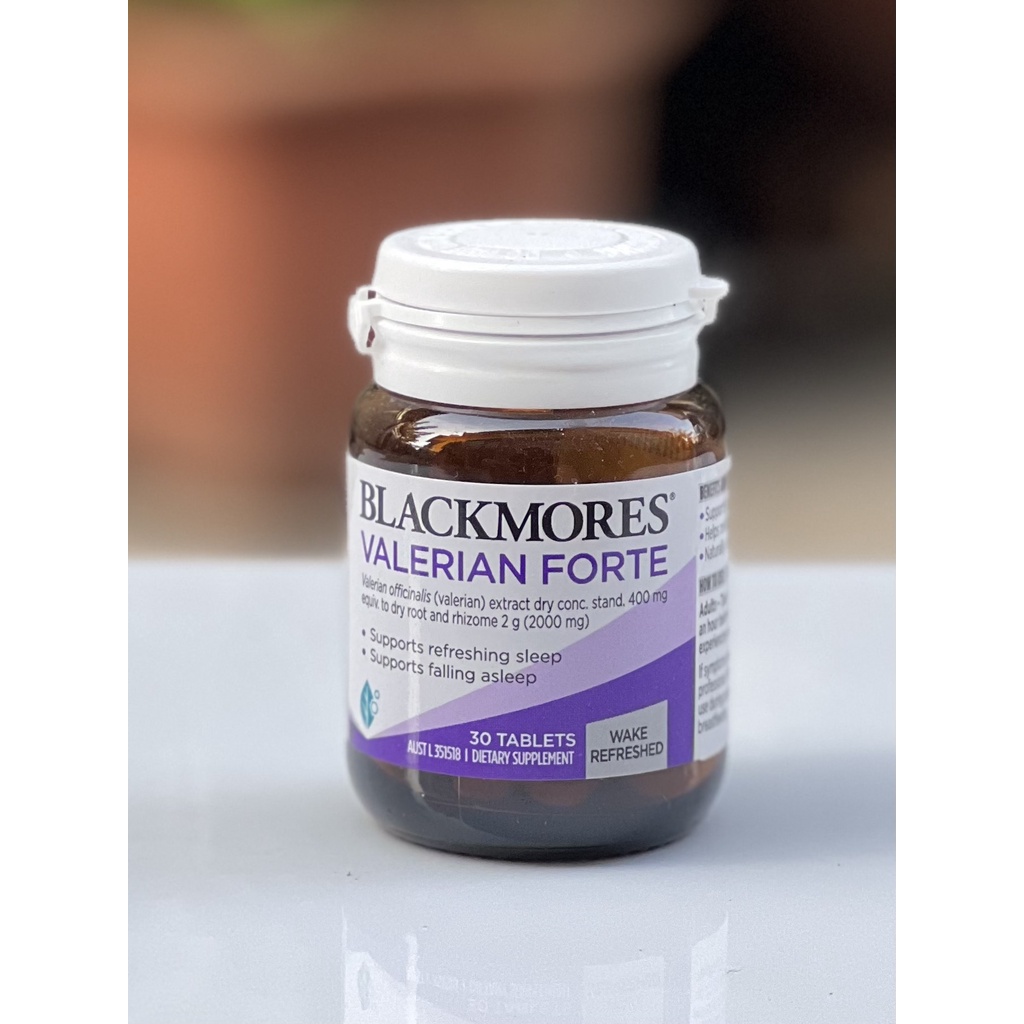 Viên uống hỗ trợ giấc ngủ Blackmores Valerian forte 30 viên