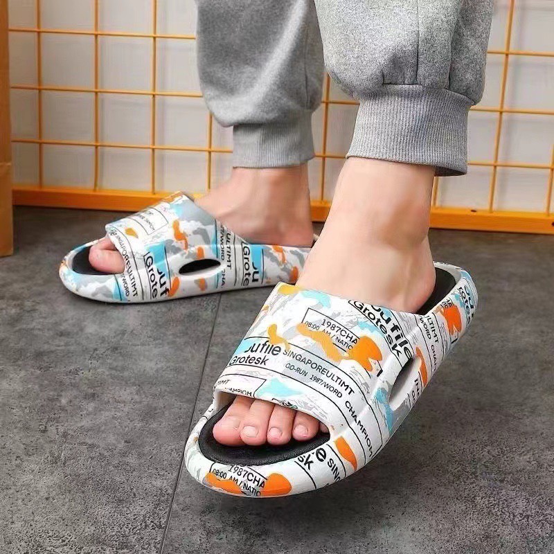 Dép quai ngang nam và nữ Sườn Lỗ GâuSuperrr Phối màu cực đẹp