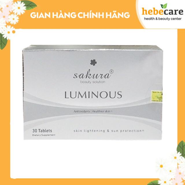 Viên uống trắng da cà chua trắng Sakura Luminious