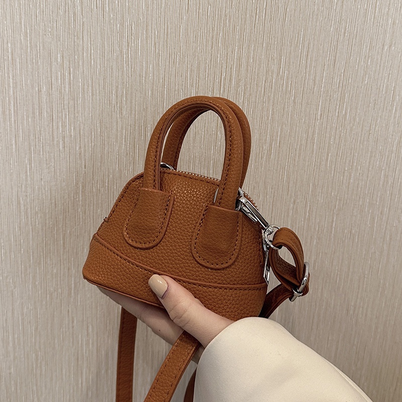 Túi Đeo Chéo mini Màu Trơn Đơn Giản Thời Trang Cho Nữ
