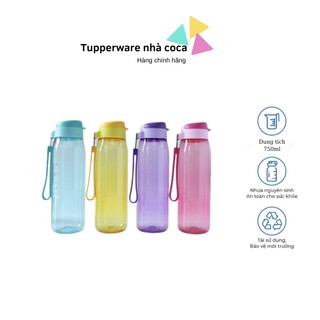 Bình nước Tupperware Việt chính hãng Lohas Flask 750ml hàng chính hãng 4 màu mới