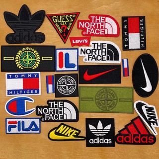 Logo thương hiệu ✷ ❈ Miếng dán Velcro thêu / Huy hiệu / băng tay / Trang trí biểu tượng cho áo khoác Jeans Mũ ba lô