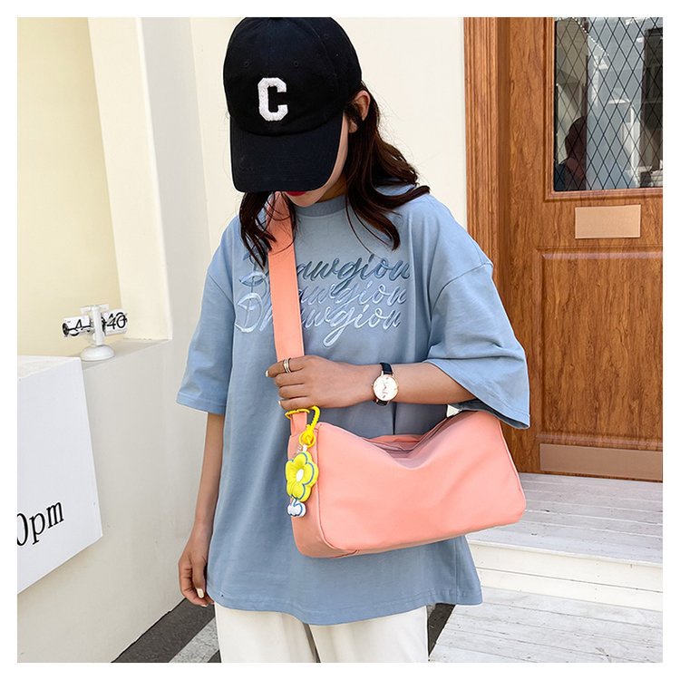 Túi Đeo Chéo Thể Thao Chống Thấm Nước Màu Sắc Kẹo Ngọt Thời Trang Cho Nam Và Nữ