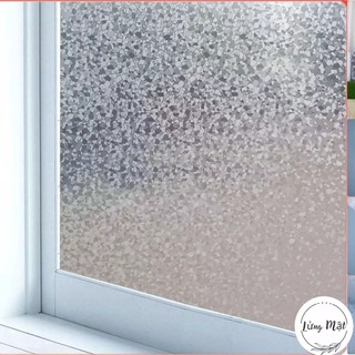 Đá nhỏ trắng 3D hạn chế tầm nhìn tối đa cho phòng tắm - Dán kính mã A53