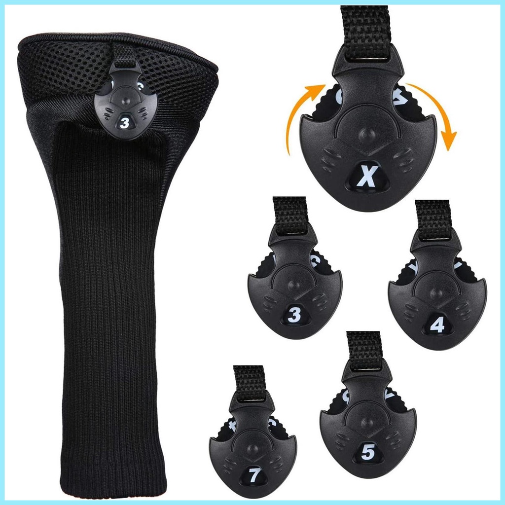 Bộ 3 Vỏ Bọc Đầu Gậy Đánh Golf Bằng Xốp Dày Dặn Thoáng Khí Thay Thế Tiện Dụng Thẻ tdevn 3 4 3 Chất Lượng Cao Tiện Lợi Dễ Sử Dụng