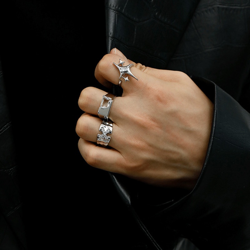 Nhẫn Đeo Ngón Trỏ Kiểu hip-hop Thời Trang Cho Nam Và Nữ