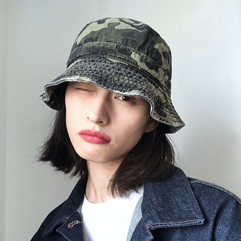 Nón Tai Bèo Chống Nắng Họa Tiết Rằn Ri Kiểu Hip-hop Nhật Hàn Cá Tính Cho Nam Và Nữ