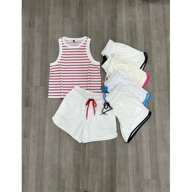 Sét thun phối sọc 3 lỗ  siêu trẻ