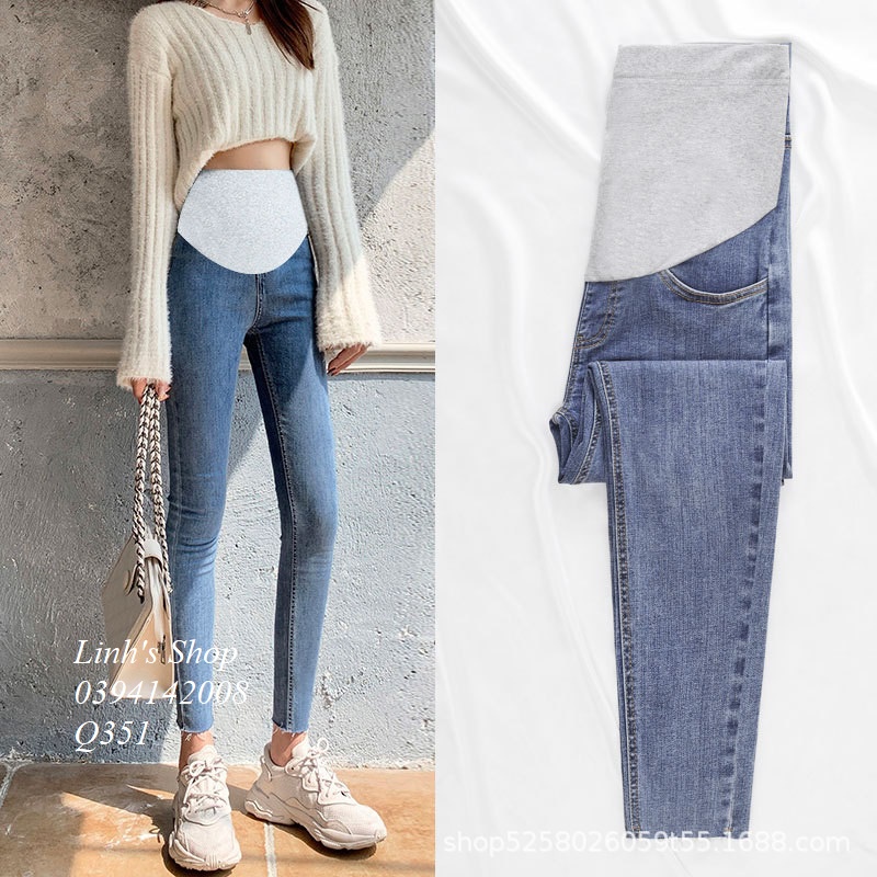 Quần Jean Bầu Mỏng Xinh Trẻ Trung Năng Động Q351