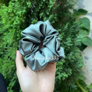 Handmade || Cột tóc scrunchies Lụa to xinh xắn