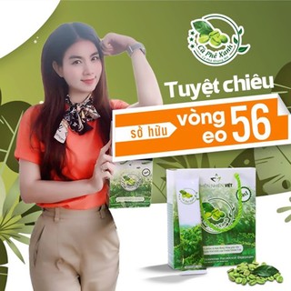 Cà phê xanh Thiên Nhiên Việt chính hãng hộp 10 gói - Helena Cosmetics