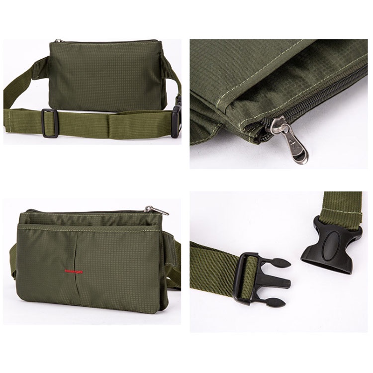 Túi Đeo Chéo Ngực Đựng Điện Thoại Siêu Mỏng Nhiều Ngăn Chống Thấm Nước Đa Năng Cho Nam