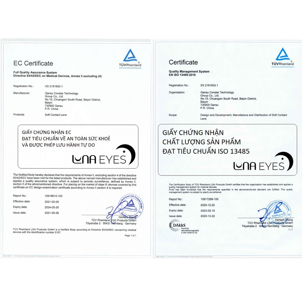 Lens cận trong suốt từ 1->8 độ JOLLY