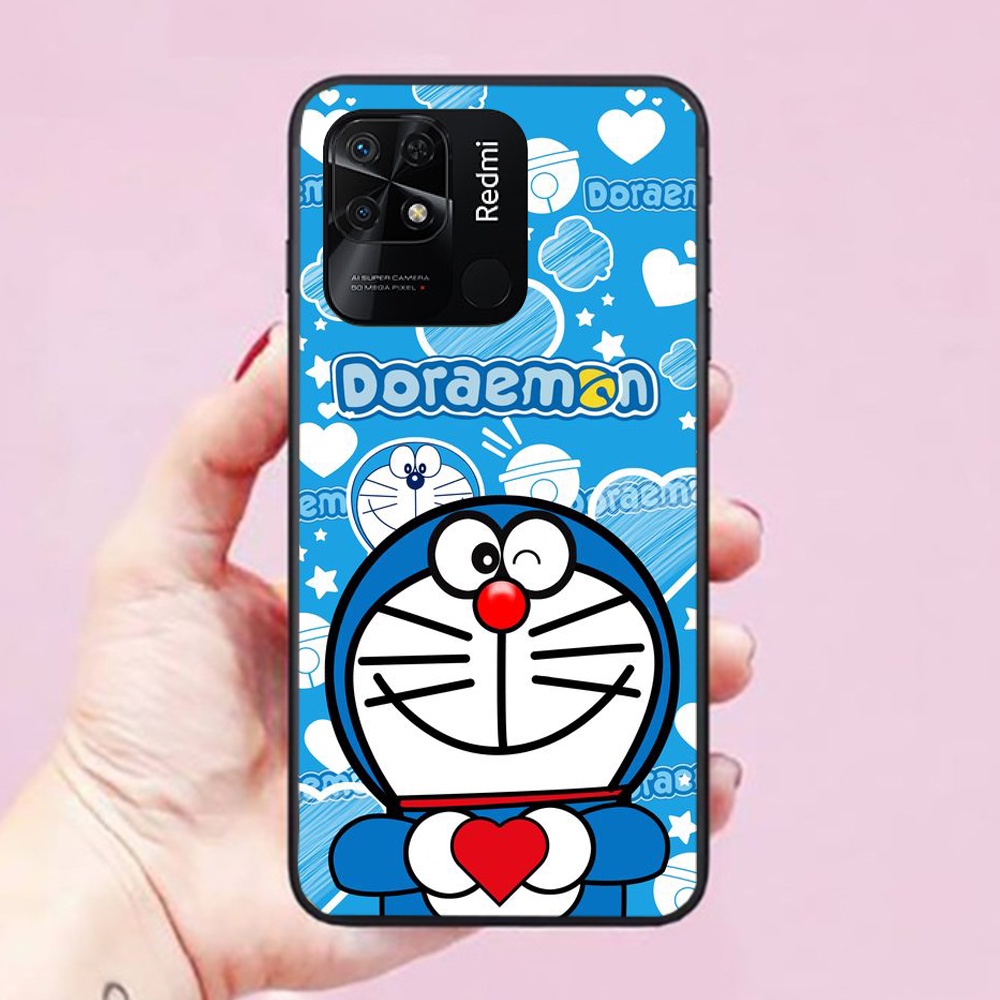 Ốp lưng điện thoại Xiaomi Redmi 10 / 10C / 10A 9 / 9A / 9C / 8 / 8A  hình mèo máy doramon năng động