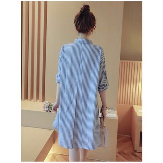 Đầm suông cổ sơ mi Haint Boutique