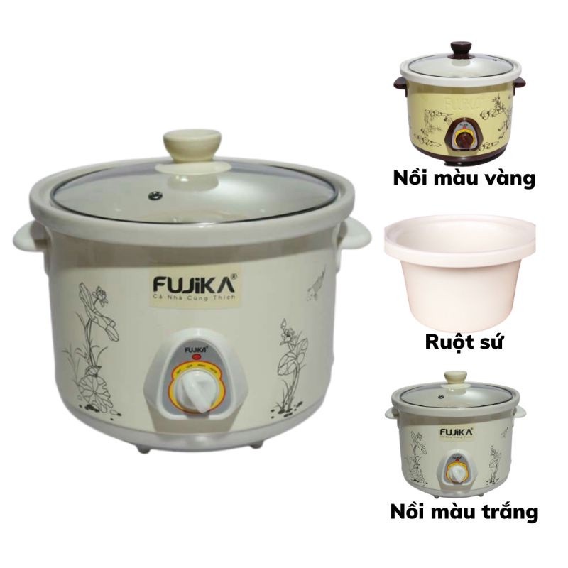 Nồi hầm cháo chậm cho bé 1.5 lít, hầm đa năng, kho thịt cá, lõi sứ cao cấp  - KHO BUÔN HỒ NAM 168