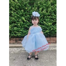 Đầm voan xếp ngực