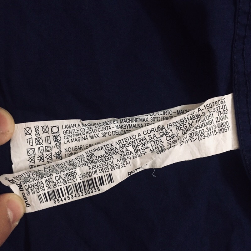 Áo sơ mi ZARA MAN size 40 2hands