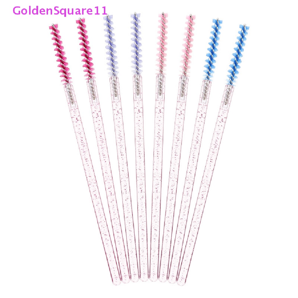 Set 50 Cọ Chuốt Mi / Lông Mày Tay Cầm Pha Lê Tiện Dụng