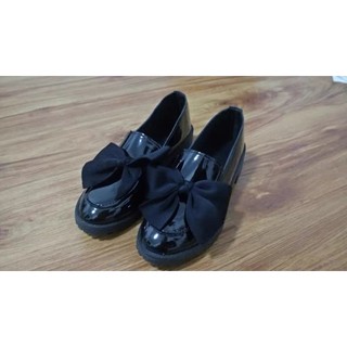 ORDER Giày da bóng gắn nơ Hàn Ulzzang ( có ảnh thât )