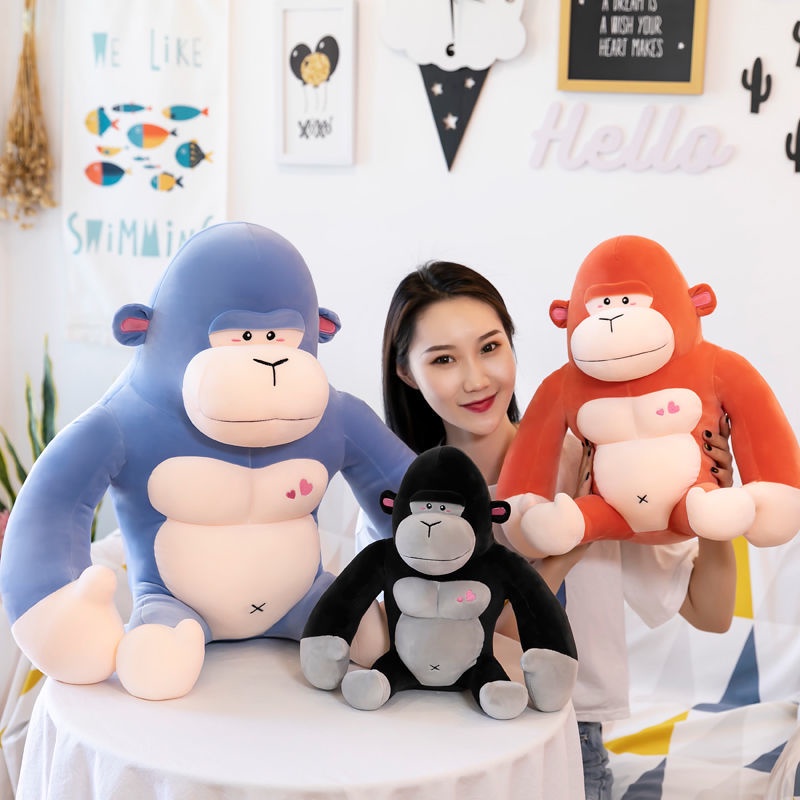 Thú Nhồi Bông Hình Khỉ Đột Dễ Thương Cho Bé