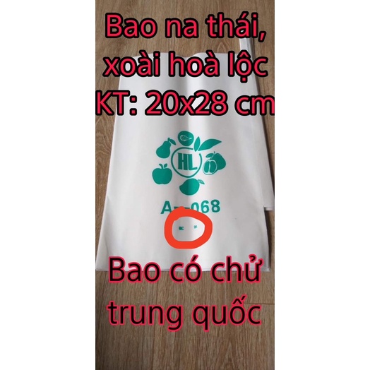 100 túi bao xoài cát hoà lộc, bao na thái