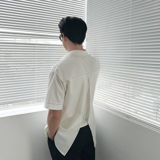 Áo sơ mi ngắn tay xẻ tà Windy Shirt New Normal