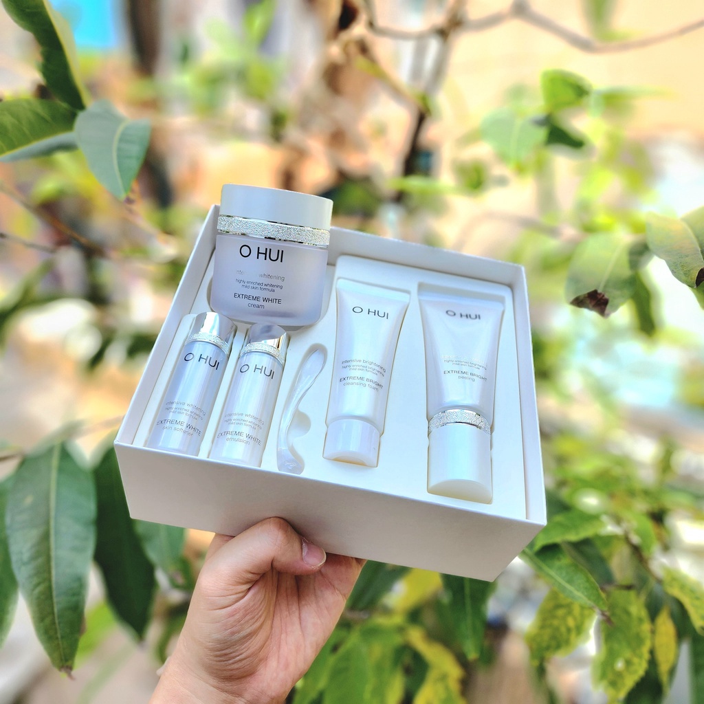 >>Sét Kem Dưỡng Trắng Da Ohui Extreme White Cream Special Set