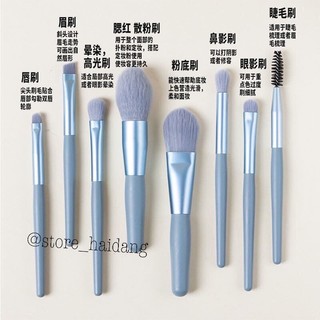 Bộ Cọ Trang Điểm Make Up Cá Nhân 8 Cây