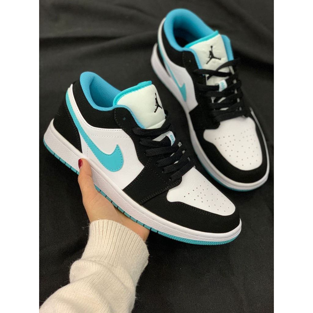 Giày Sneaker JD 𝗷𝗼𝗿𝗱𝗮𝗻 𝟭 𝗽𝗮𝗻𝗱𝗮 Xanh Ngọc Cổ Thấp  jd1 nam nữ 🌟FULL Size BOX BILL🌟 G195 Gragas Sneaker