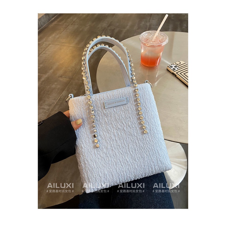 Túi Đeo Chéo Nhỏ Nhắn Đính Đá Thời Trang 2023 Dành Cho Nữ