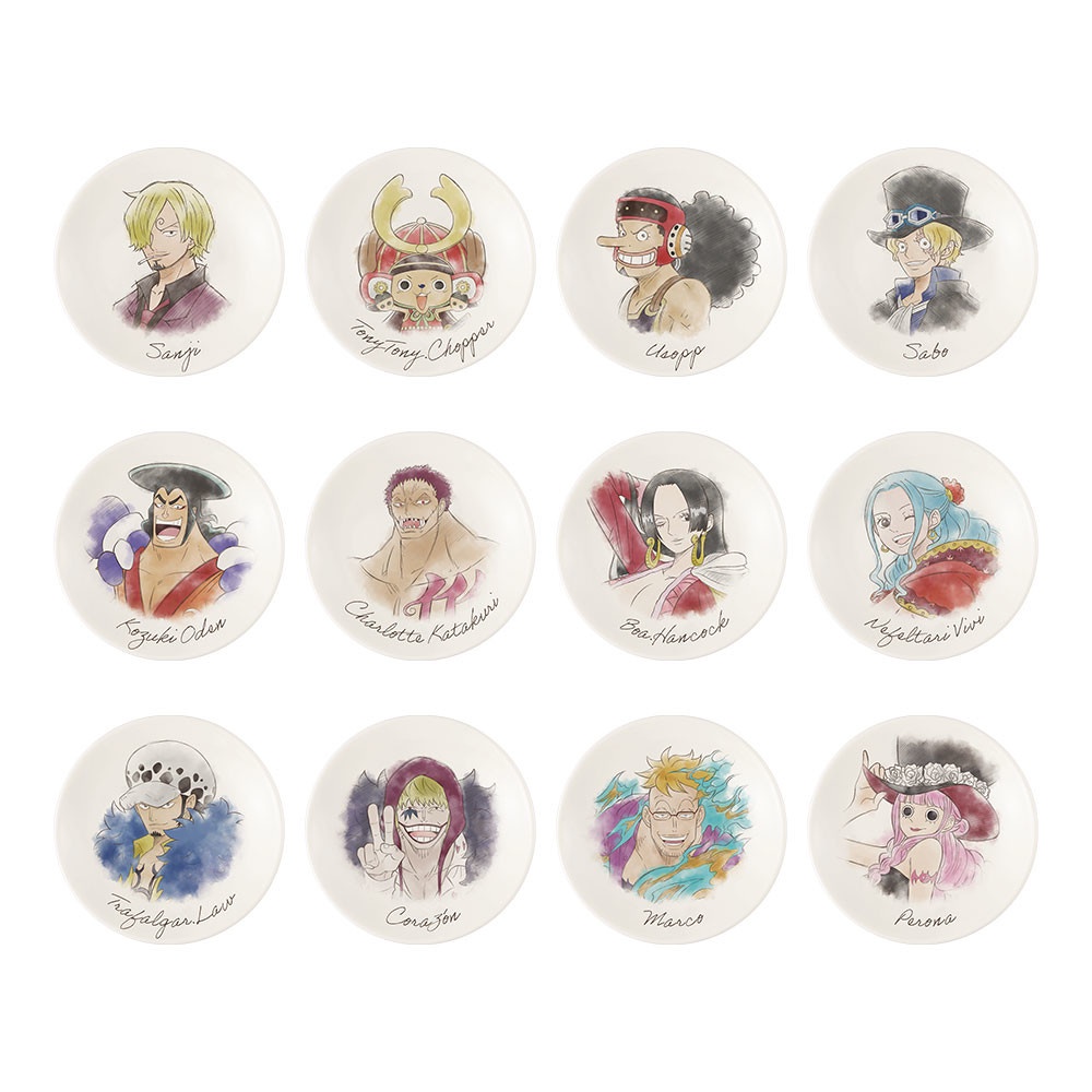 Dĩa One Piece (One Piece WT100 Memorial Eiichiro Oda Draws 100 Great Pirates)