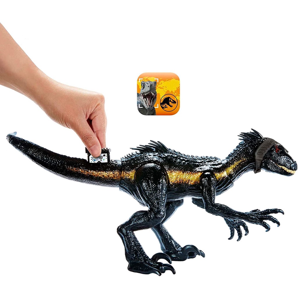 Mô hình Khủng Long Dino Trackers Indoraptor Track 'n Attack Indoraptor hãng Mattel