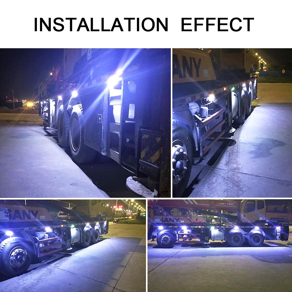 Đèn Sườn Soi Lốp, Đèn Led Gắn Hông Ô Tô Xe Tải Chuyên Dụng Chống Thấm Nước Điện 24V