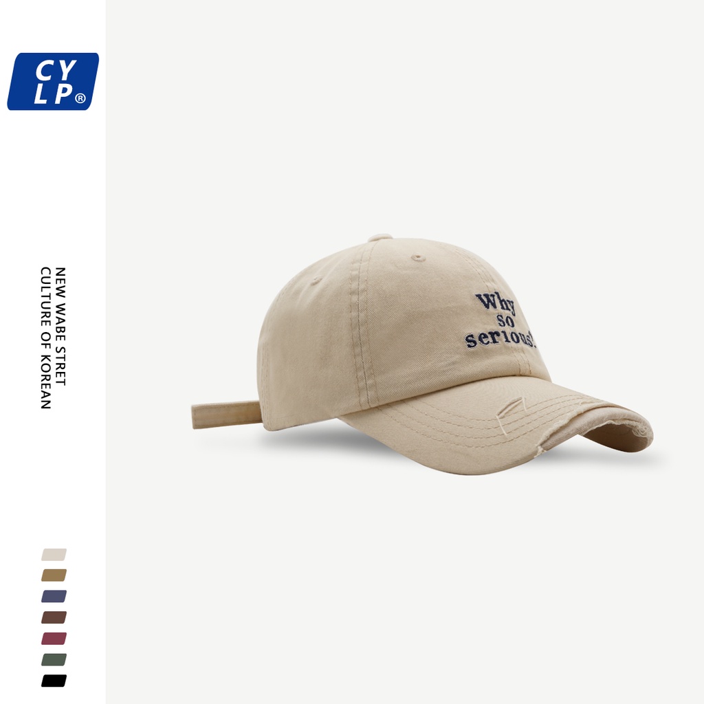 Mũ Lưỡi Trai Thêu Chữ Phong Cách Hip Hop Đường Phố Âu Mỹ Thời Trang Xuân Hè Cho Nữ