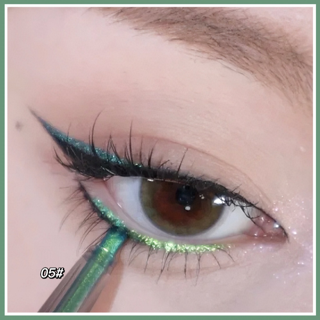 Bút Kẻ Mắt Dạng Gel Hai Trong Một Kháng Nước Làm Sáng Da