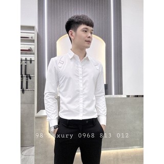 Áo sơ mi phối vai nam cao cấp